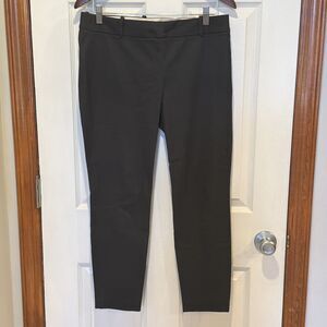 J. Crew Women’s Minnie  Dark Gray Straight Leg Cotton Dress Pants Size 6